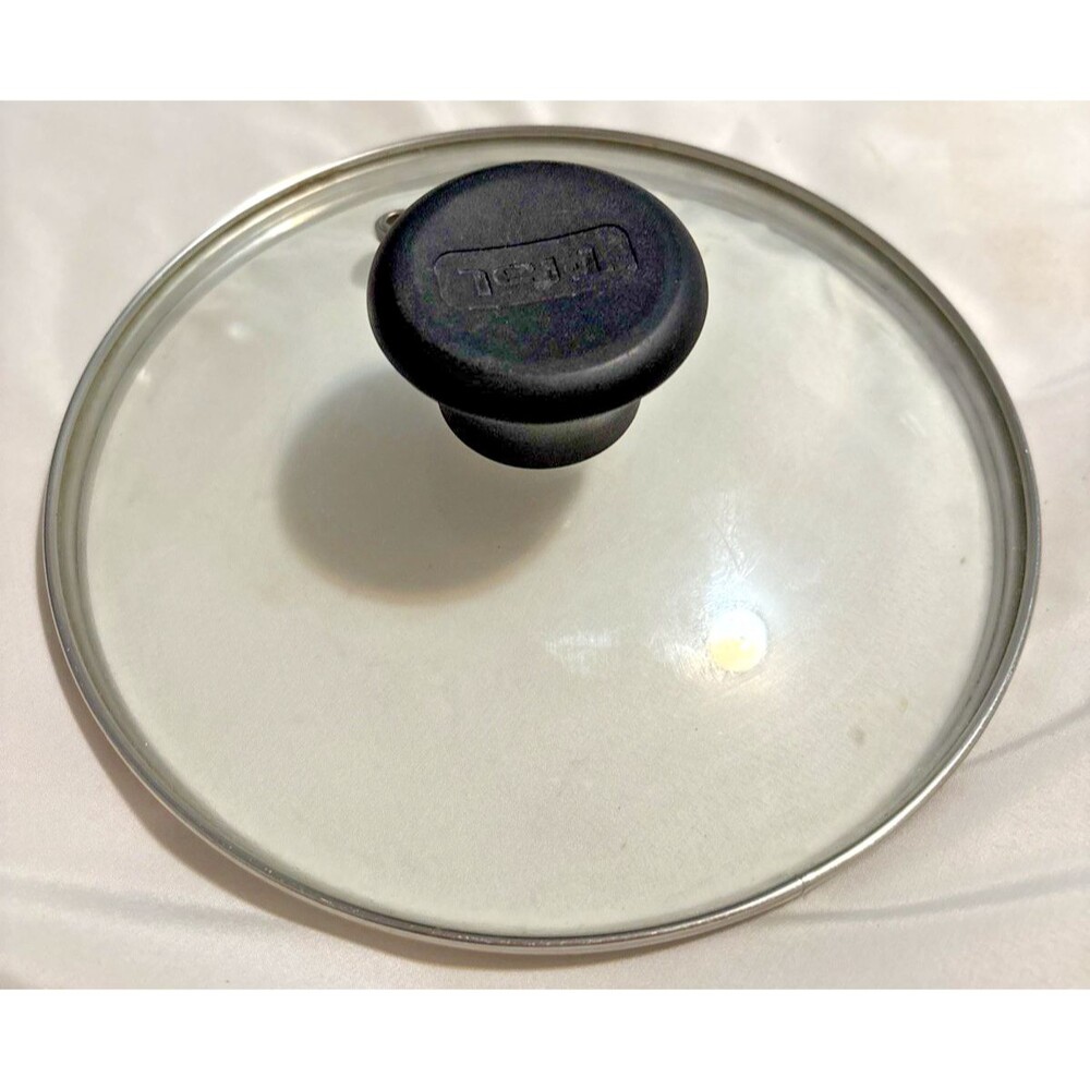 T-Fal Replacement Glass Lid 7" 18cm Vented for Sauce Pan Pot Stainless Rim EUC